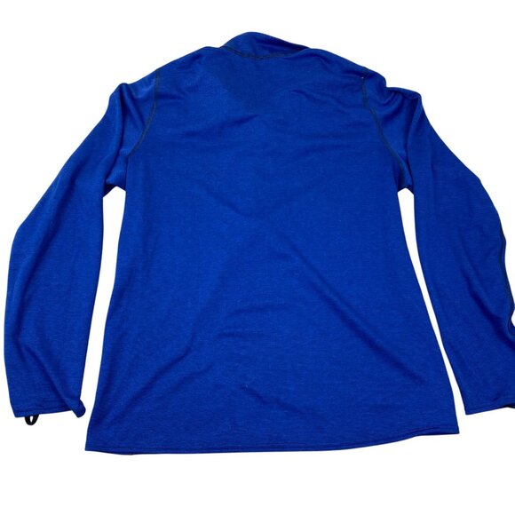 Patagonia Mens Quarter Zip Pullover Shirt Large Blue Long Sleeve Polyester - Picture 2 of 8
